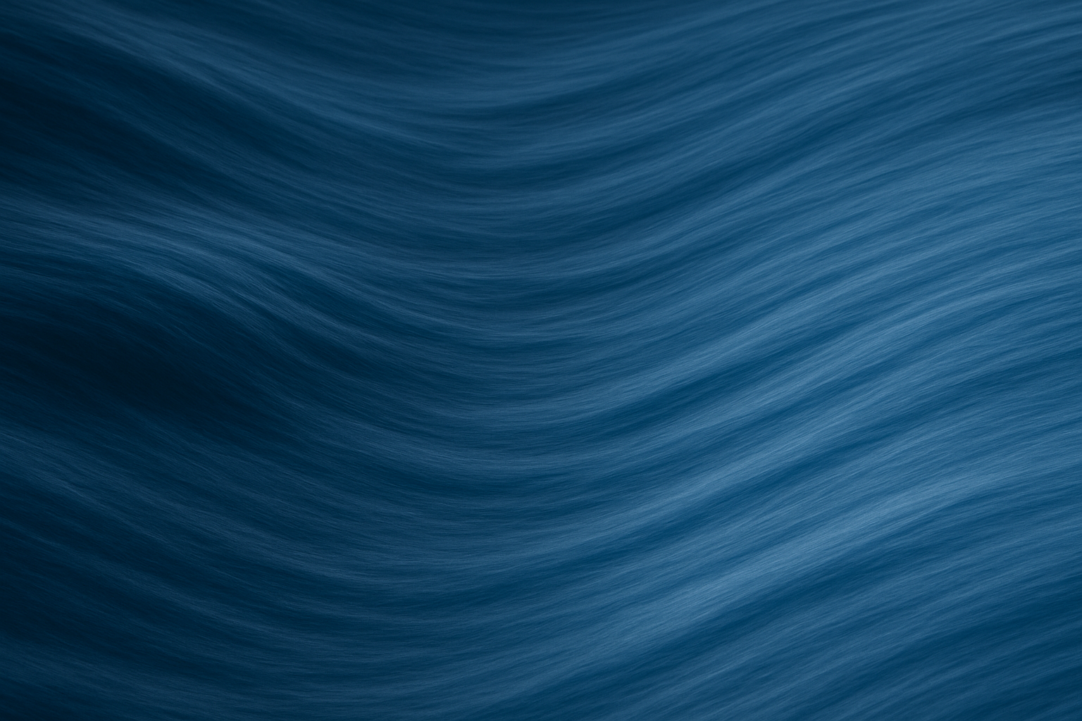 Abstract blue wave lines with flowing, dynamic movement